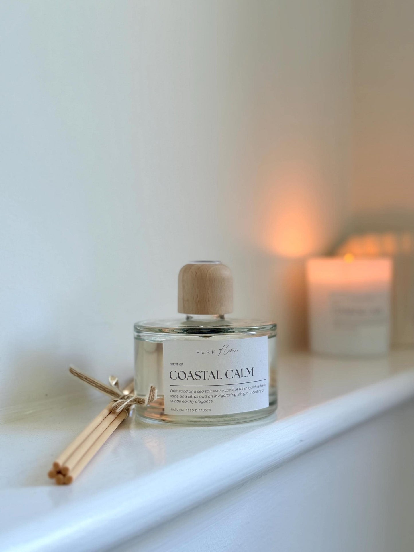Coastal Calm Large 200ml Reed Diffuser