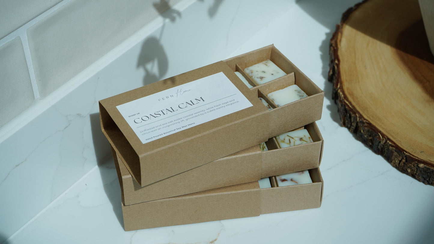 BOTANICAL Melt Gift Set - Soy Wax Melts and Ceramic Burner