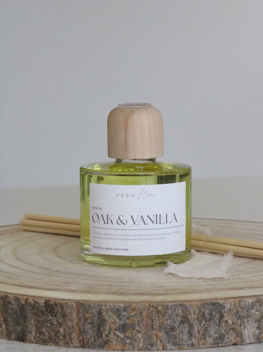 Oak & Vanilla Reed Diffuser