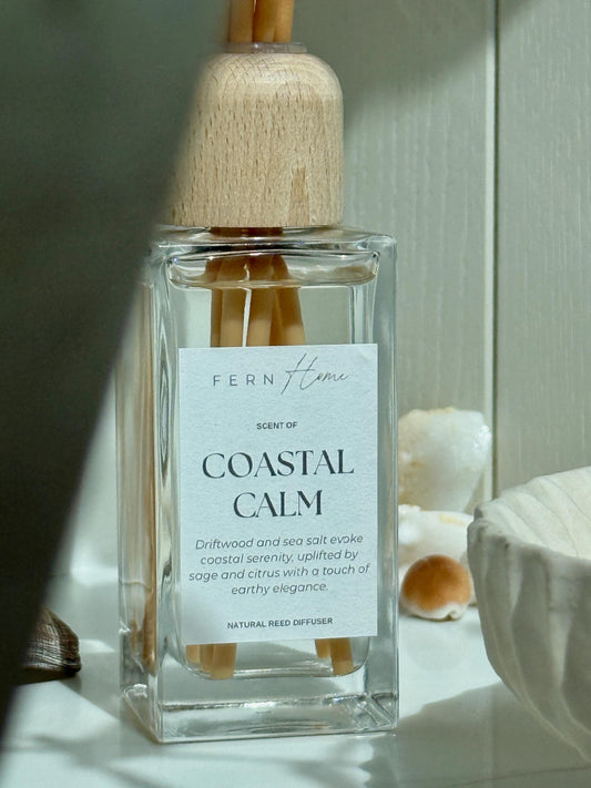 COASTAL CALM Naturally Scented Reed Diffuser
